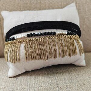 Melrose and Market Bracelet gold plated layered beaded Women Wrist Band Jewelry